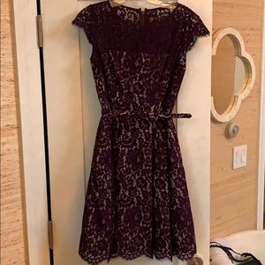 Beautiful deep purple lace dress
